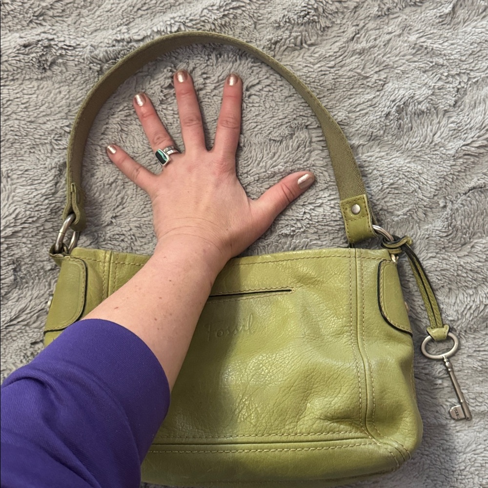 Fossil purse, small in light green leather - Picture 5 of 5